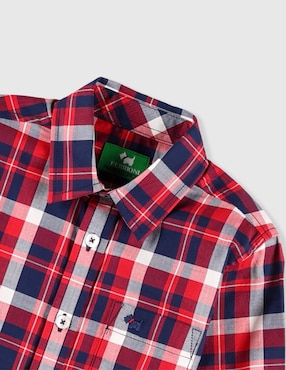 Camisa casual Ferrioni de algodón manga larga para niño
