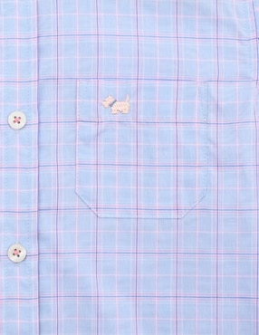 Camisa casual Ferrioni Tanya de algodón manga larga para niño