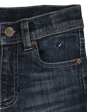 Jeans straight Ferrioni Herod deslavado para niño
