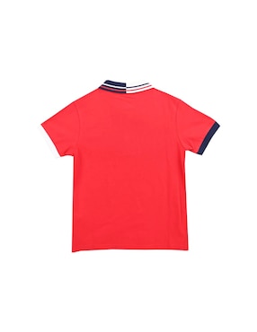 Playera tipo polo Ferrioni Corzo de algodón para niño
