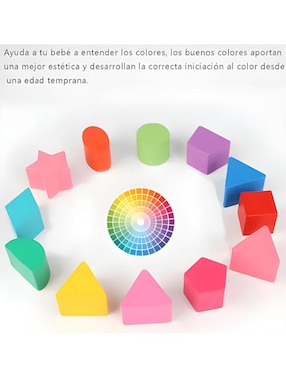 Rompecabezas Cubo Montesori Xtellar 12 piezas