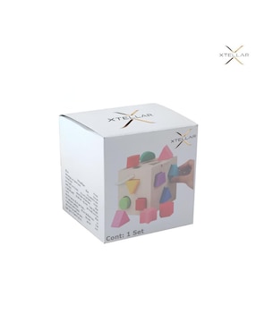 Rompecabezas Cubo Montesori Xtellar 12 piezas