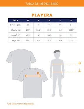 Playera 98 Coast AV Costal Crush manga corta para niño