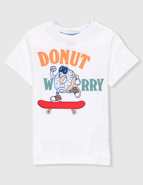 Playera Piquenique manga corta para niño