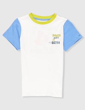 Playera Piquenique manga corta para niño