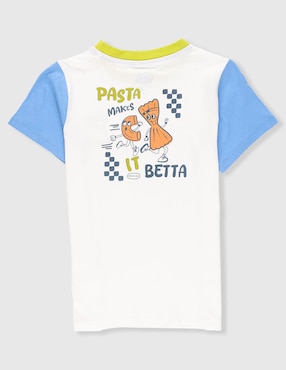 Playera Piquenique manga corta para niño