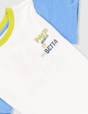 Playera Piquenique manga corta para niño