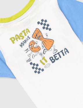 Playera Piquenique manga corta para niño