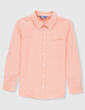 Camisa casual Piquenique de algodón manga larga para niño