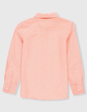 Camisa casual Piquenique de algodón manga larga para niño