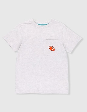 Playera Piquenique manga corta para niño