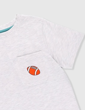 Playera Piquenique manga corta para niño
