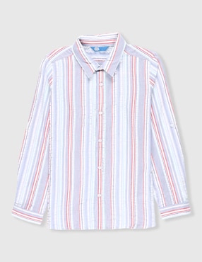 Camisa casual Piquenique manga larga para niño