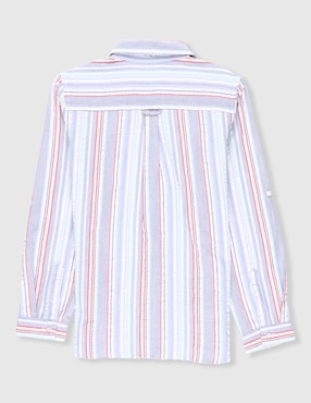 Camisa casual Piquenique manga larga para niño