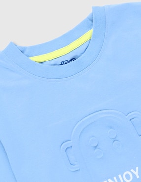 Playera Piquenique manga corta para niño