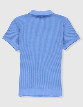 Playera tipo polo Piquenique de algodón para niño