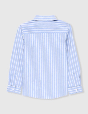 Camisa casual Piquenique de algodón manga larga para niño