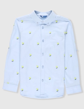 Camisa casual Piquenique manga larga para niño