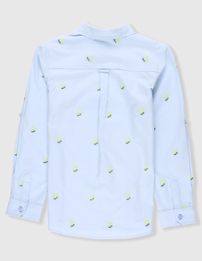 Camisa casual Piquenique manga larga para niño