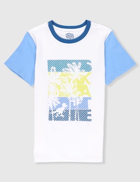 Playera Piquenique manga corta para niño