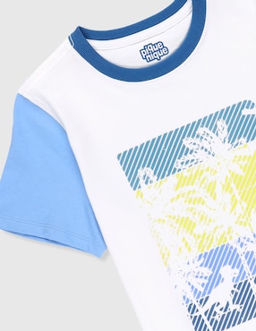 Playera Piquenique manga corta para niño