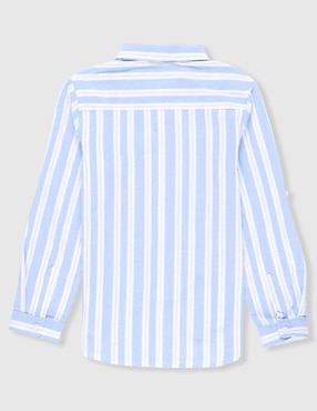 Camisa casual Piquenique de algodón manga larga para niño