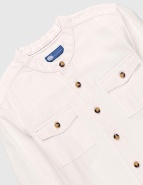 Camisa casual Piquenique de algodón manga larga para niño