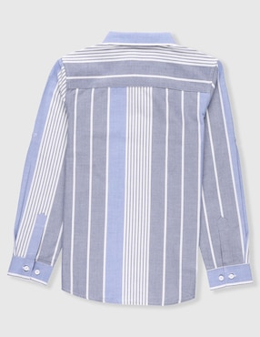 Camisa casual Piquenique de algodón manga larga para niño