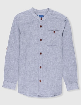 Camisa de vestir Piquenique manga larga para niño