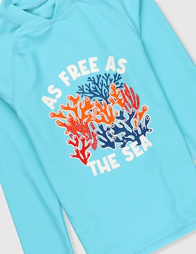 Traje de baño wetshirt Piquenique para niño
