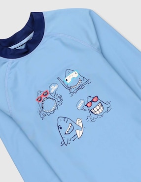 Traje de baño wetshirt Piquenique para niño