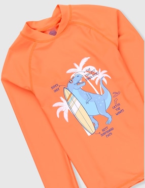 Traje de baño wetshirt Piquenique Dinosaurs para niño