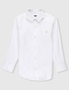 Camisa de vestir Zilery's manga larga para niño