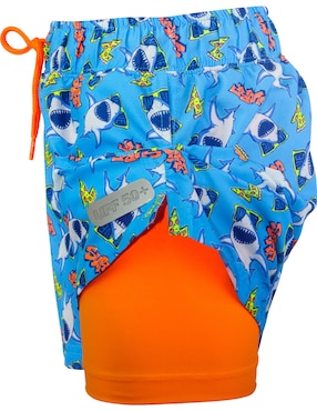 Conjunto wetshirt Sunskin estampado gráfico para niño
