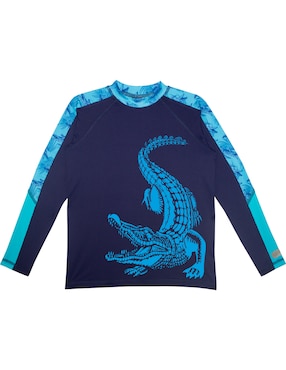 Wetshirt Sunskin estampado gráfico para niño
