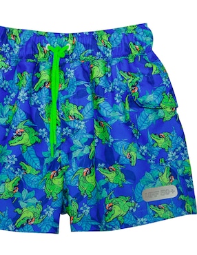 Conjunto wetshirt Sunskin estampado gráfico para niño