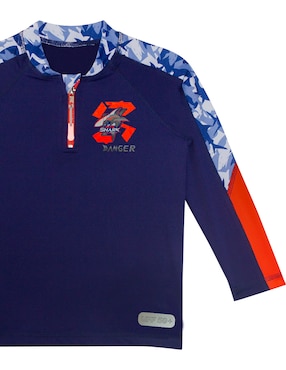 Wetshirt Sunskin estampado gráfico para niño
