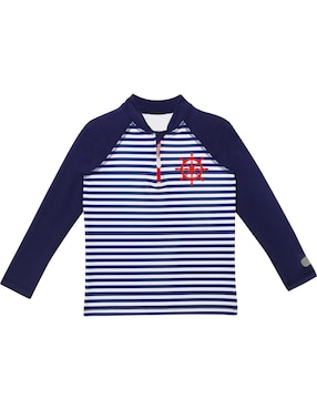 Wetshirt Sunskin estampado a rayas para niño