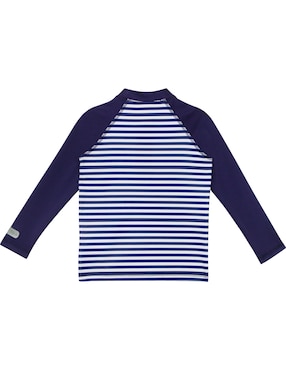 Wetshirt Sunskin estampado a rayas para niño