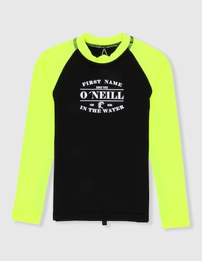Wetshirt O'Neill estampado logo para niño