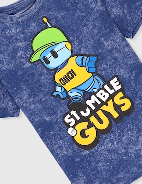 Playera Stumble Guys Stumble Guys manga corta para niño