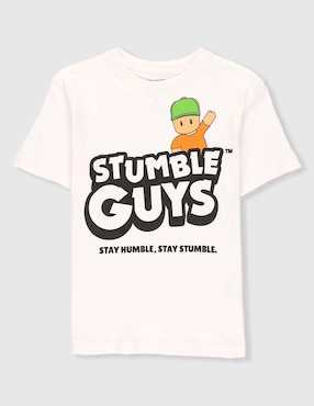 Playera Stumble Guys Stumble Guys manga corta para niño