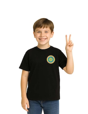 Playera Disney Inside Out 2 Intensamente manga corta para niño