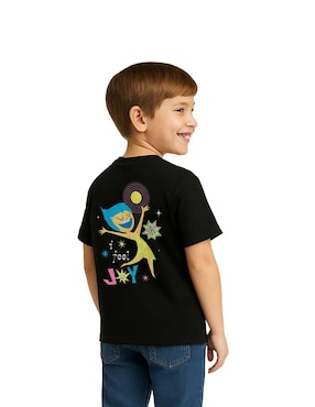 Playera Disney Inside Out 2 Intensamente manga corta para niño
