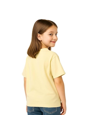 Playera Disney Inside Out 2 Instensamente manga corta para niña