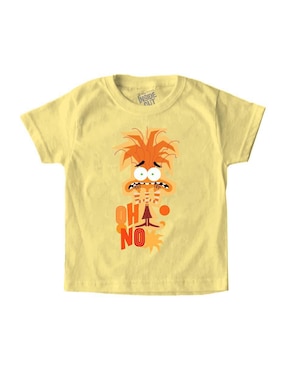 Playera Disney Inside Out 2 Instensamente manga corta para niña