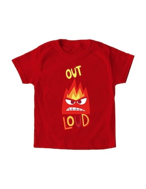 Playera Disney Inside Out 2 Intensamente manga corta para niño