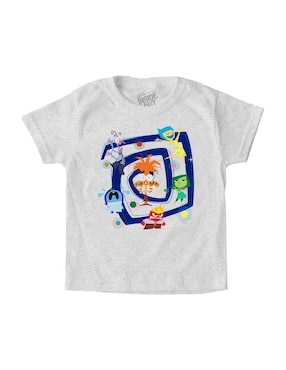 Playera Disney Inside Out 2 Intensamente manga corta para niño