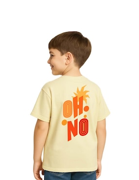 Playera Disney Inside Out 2 Intensamente manga corta para niño
