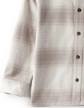 Camisa casual Oshkosh de algodón manga larga para niño